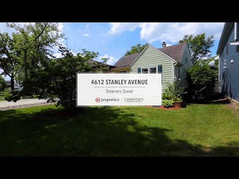 4612 STANLEY Avenue, Downers Grove, IL home video tour