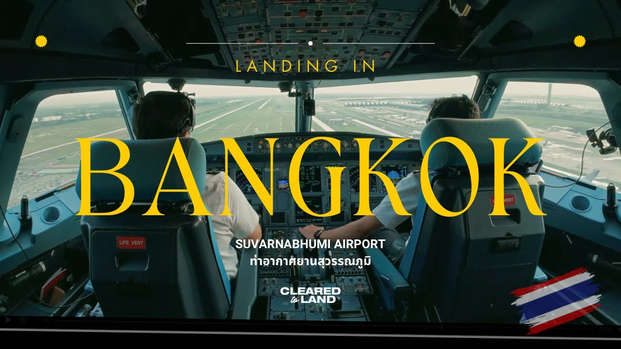 BANGKOK | AIRBUS A321 LANDING 4K