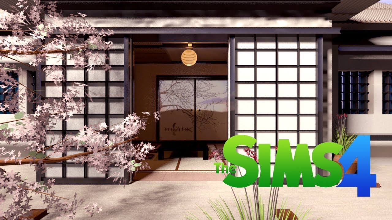 Rumah Khas Jepang Di The Sims 4 Youtube