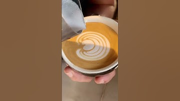 How to make a latte art | tulip 🌷  #latteart #youtubeshorts #love #coffee #youtube