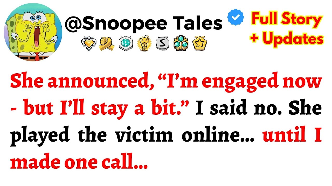 She announced, “I’m engaged now—but I’ll stay a bit.” I said no. She played the… - Reddit Stories