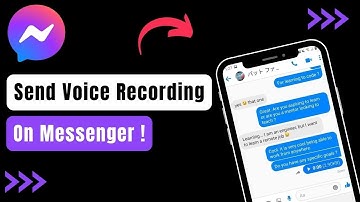 How To Send Voice Recordings On Messenger !