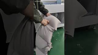 duvet filling machine short filling process and accuracy!