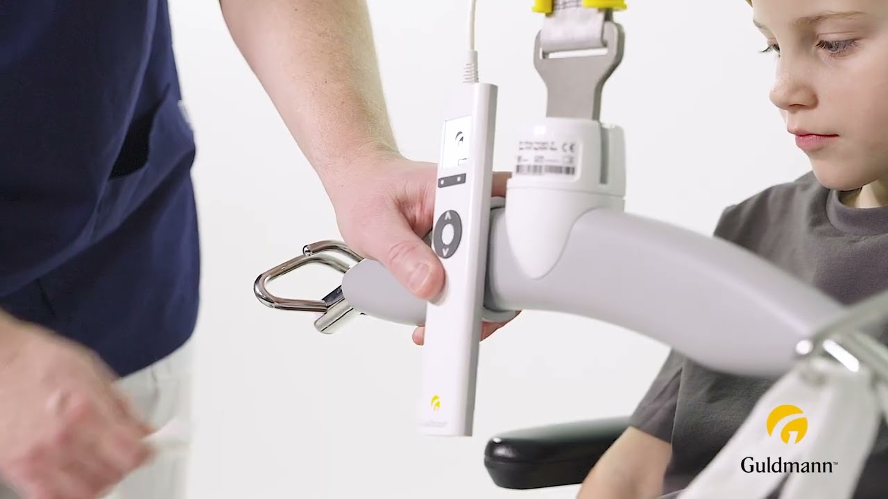 Disposable High Kids Sling on off in wheelchair