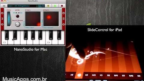 Slide Control for iPad and NanoStudio for Mac