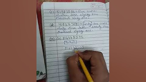 Class 5th chapter 1 Exercise 1B question 3.