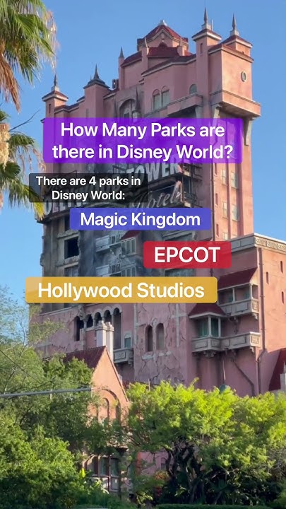 how-many-parks-in-disney-world-disneyworld-disney-youtube