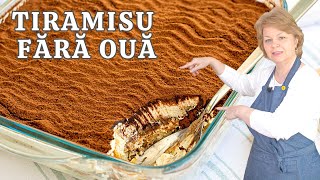 ❤ Tiramisu FĂRĂ OUĂ! Rețeta simplă, cu mascarpone și frișcă, gata in 10 minute!