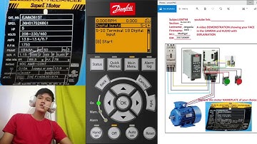 VFD  programming (with Danfoss LCP Simulator)