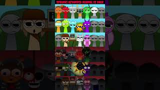Sprunki Revamped  Normal Vs Horror #incredibox #sprunkimod #roblox #sprunki #shorts #gaming #games