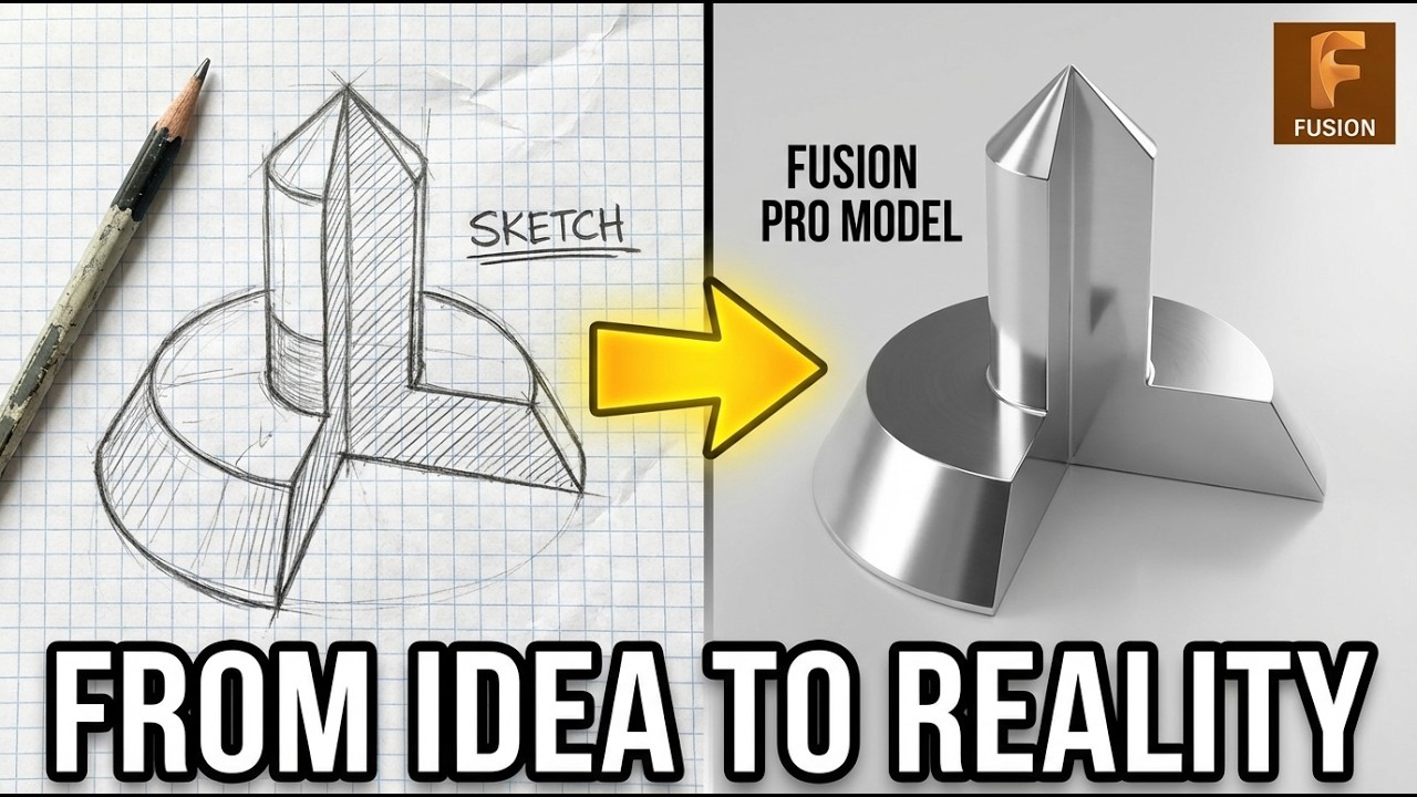 Fusion 360 From Zero | Beginner Step-by-Step Modeling Tutorial #03