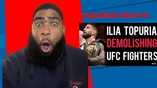 Ilia Topuria DEMOLISHING UFC Fighters (ALL UFC HIGHLIGHTS) REACTION 