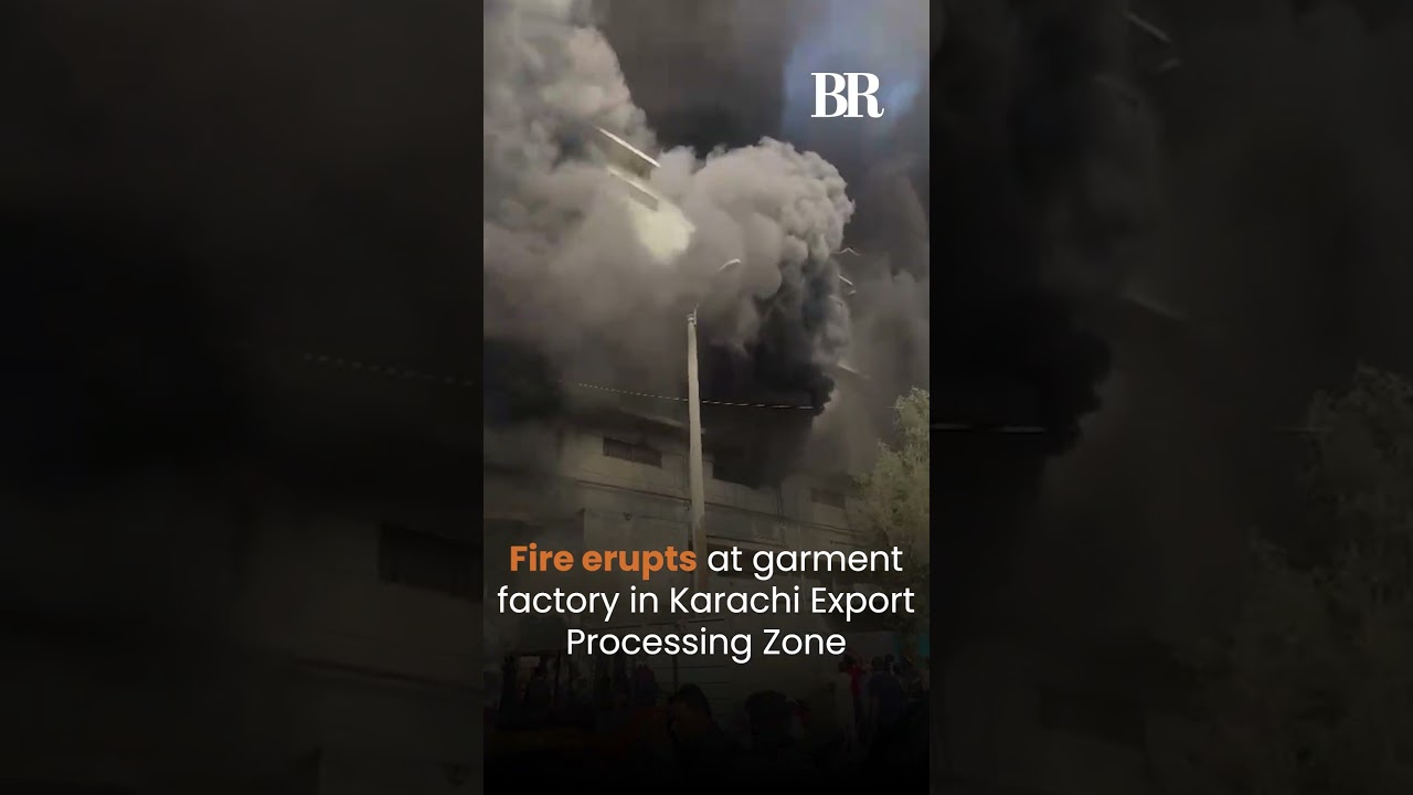 Fire erupts at garment factory in Karachi Export Processing Zone
