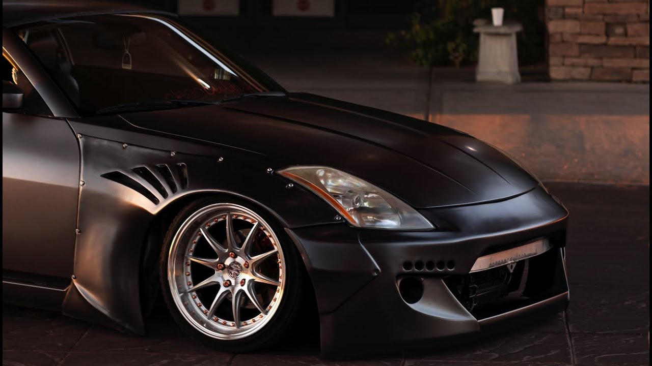 INSTALLING BAGS ON MY 350Z!!! YouTube