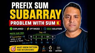 Prefix Sum - SubArray Problem with Sum K -Introduction
