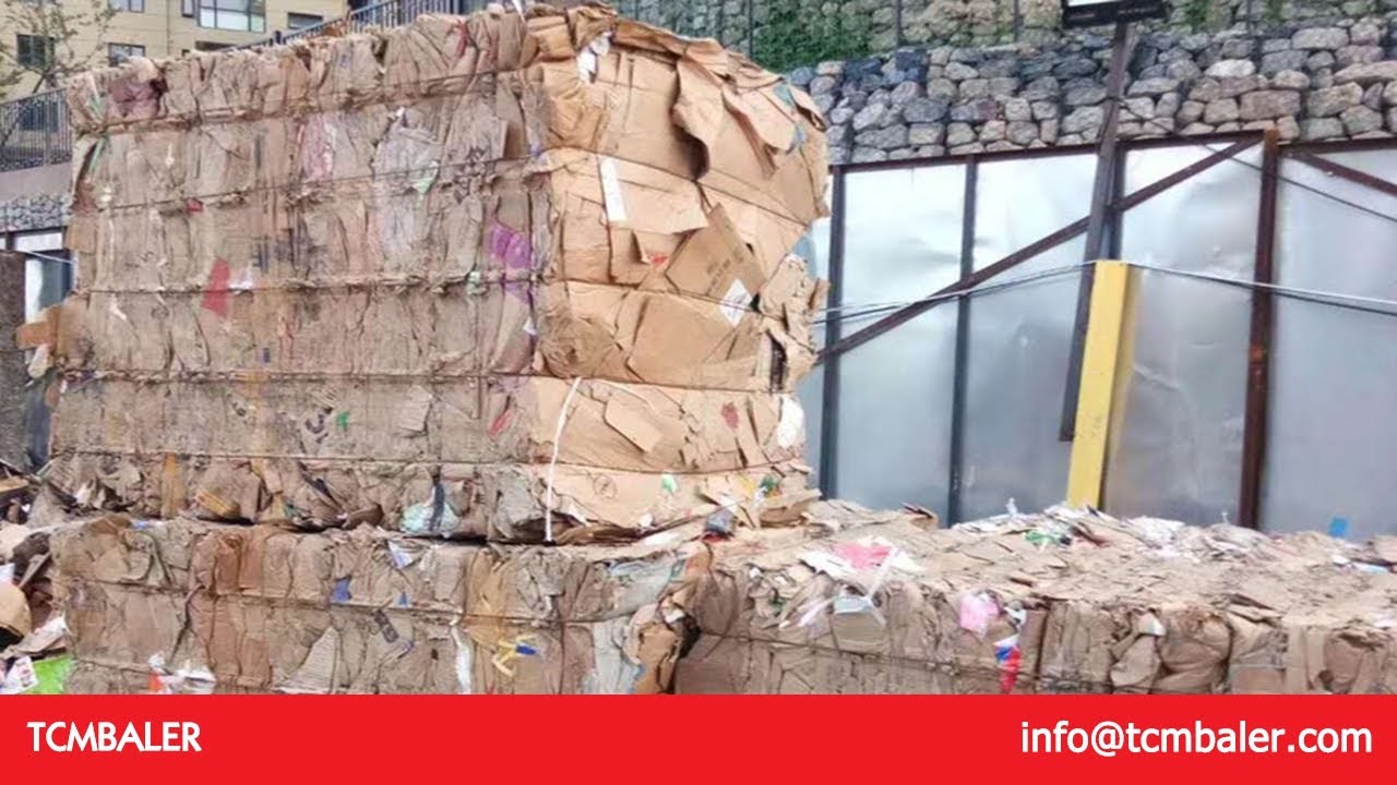 used horizontal baler for plastic corrugated and metal