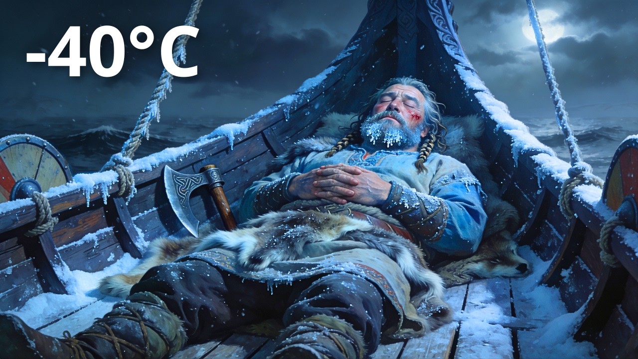 ¿Cómo los Vikingos DORMÍAN a -40°C en Barcos Abiertos SIN Morir Congelados? | Historia al Dormir