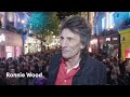 Ronnie Wood lights up Carnaby St for Xmas