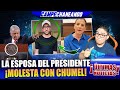 HACE UNOS MOMENTOS ¡ESPOSA DE AMLO LOGRÁ QUITAR A CHUMEL DE CONFERENCIA!