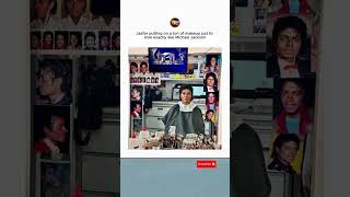 🎭 Jaafar Jackson — Makeup Magic to Become Michael ✨👑#shorts