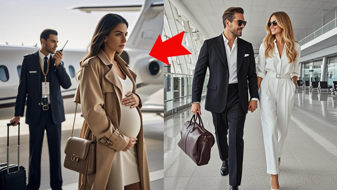 EL CEO LLEGÓ AL AEROPUERTO CON SU AMANTE — PERO TODO CAMBIÓ CUANDO LLAMARON A SU ESPOSA EMBARAZADA