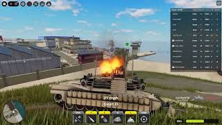 Destroying server with the new M1A2 SEP Tusk II in War Tycoon