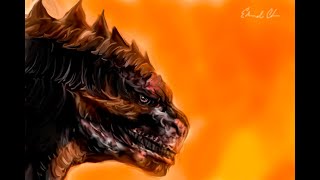 Godzilla 2020 | SPEEDPAINT | Photoshop CC (Steps in Description) screenshot 4