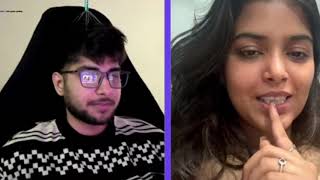 Omegle live 🔥🥵 chat cute girl,,,, mujhe patane ki koshish ki #livevoicechat 