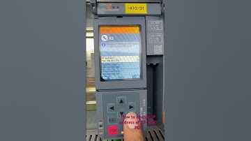 How to change IP address of siemens 1500PLC by display #s71500 #siemens #ipaddress #automation #PLC