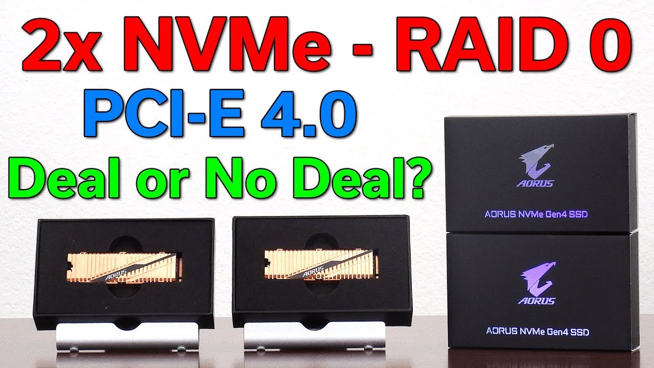 2x Nvme In Raid 0 Double The Speed Pci E 4 0 Tested Youtube
