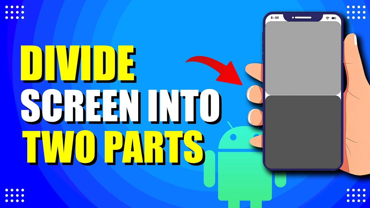 How To Divide Android Screen Into Two Parts (Quick & Easy) - YouTube