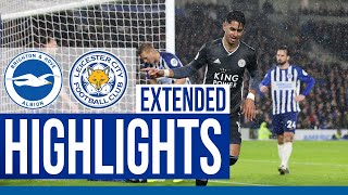 Brighton & Hove Albion 0 Leicester City 2 | Extended Highlights