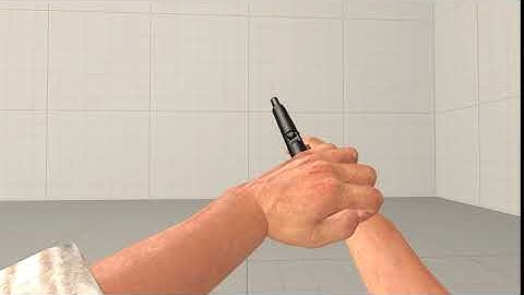 Colt 1911 First Person Animation (60 FPS)