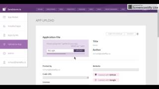 Sandstorm Upload Progress Bar