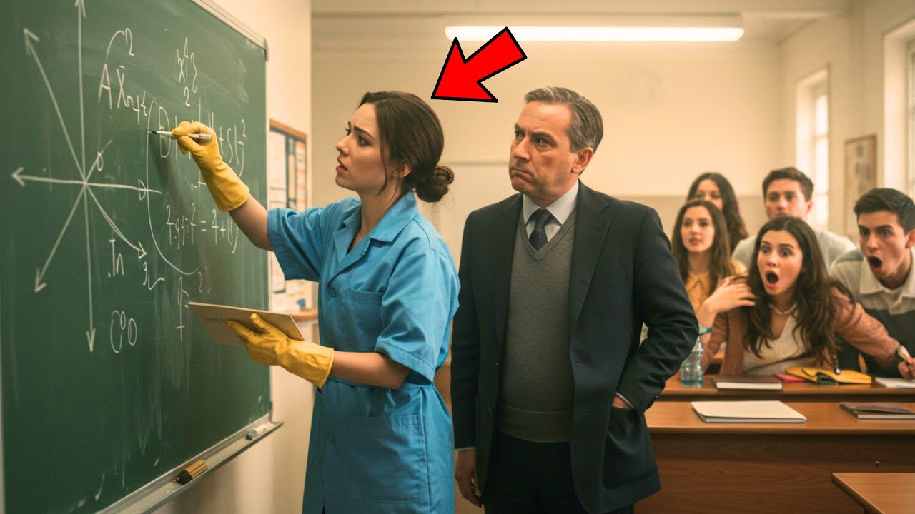 Powiedział SPRZĄTACZCE, by Rozwiązała Równanie… Nikt Nie Wiedział, że To GENIUSZ MATEMATYKI