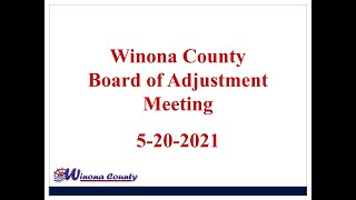 5-20-2021 Board of Adjustment