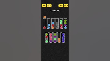 Ball Sort - Color Puzzle Game - Level 160 - Walkthrough SOLVED by RobotPlayer AI!!!