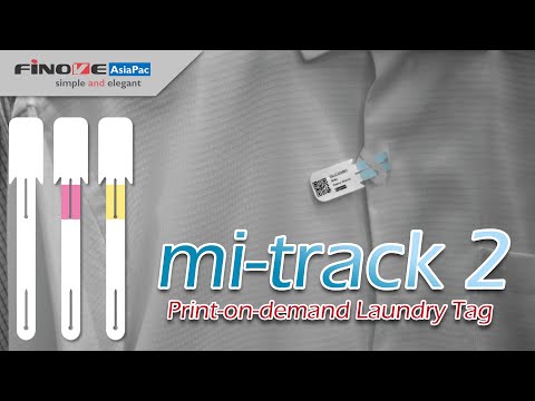 mi-Track 2 | Stapleless Barcode/RFID Laundry Tag