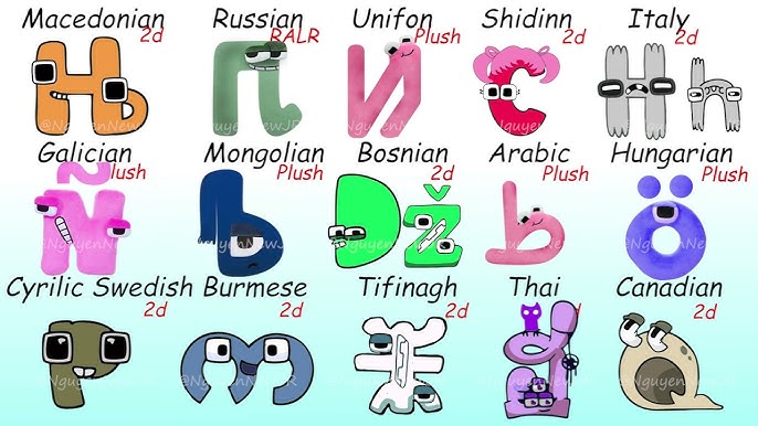 Kazakh and russian alphabet lore reloaded - Comic Studio