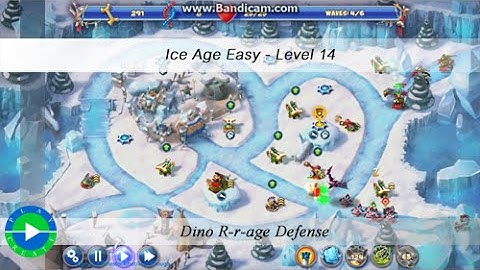 Dino Rage walkthrough (easy - ice age)  - Level 14