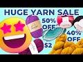  huge yarn sale alert  save up to 60 on my favorite yarns