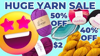 🎉 HUGE YARN SALE ALERT! 🧶 Save Up To 60% on My Favorite Yarns! by Yay For Yarn 2,402 views 5 months ago 28 minutes