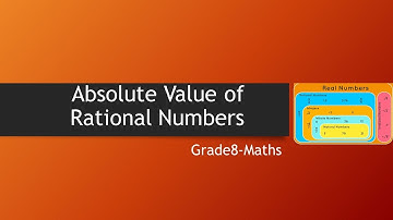 Class-8, Absolute Value of Rational Numbers, Ch-1