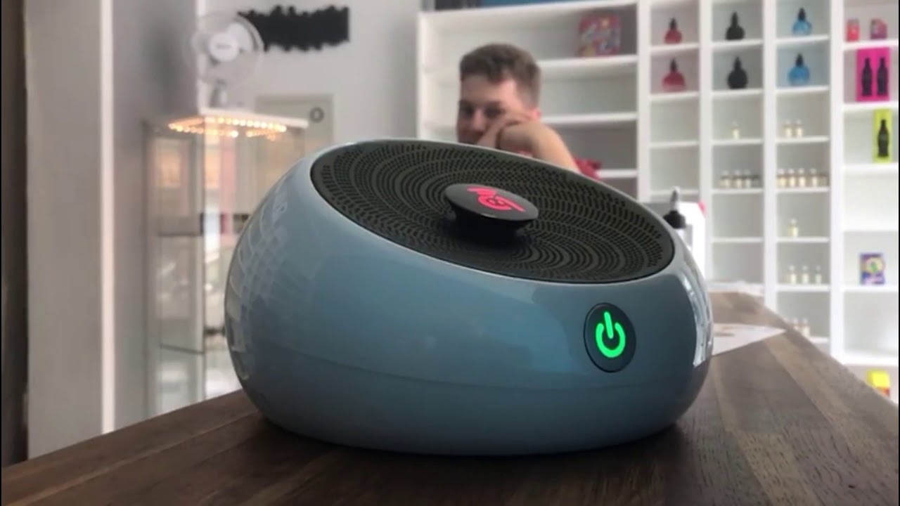 Vape Nut E Zigarette Luftreiniger Dampfsauger In Zeitlupe Vape Nut Air Purifier Slow Motion Youtube
