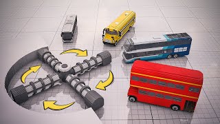 Spinner Crusher vs Buses (pile up) | Teardown screenshot 5