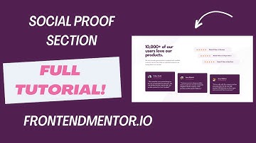 Frontend Mentor Social Proof Section Full Project Walkthrough