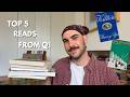 Top 5 books from Q1 | Picking my favourites from the 25 books I read in January, February and March