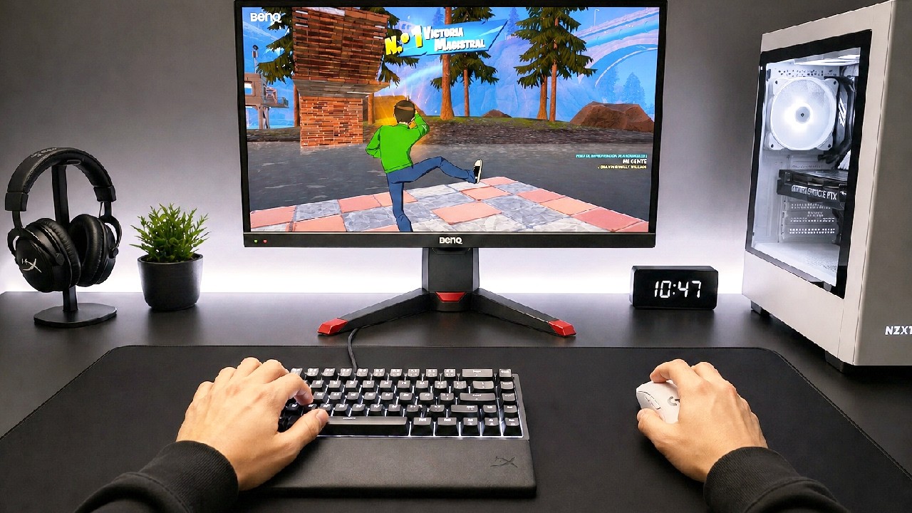 USÉ EL MONITOR DE PETERBOT EN FORTNITE Y VA VOLANDO 🧐