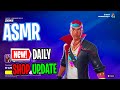 ASMR Fortnite Shop NEW Zeke Skin! Daily Update Today 🎮🎧 Relaxing Cozy Whispering 😴💤