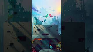 AI Visualizer: DROELOE - Downside Up feat. Transviolet | #shorts #aiart #musicvisualization